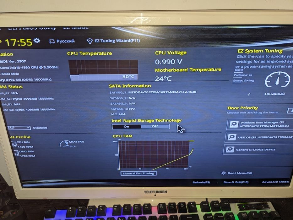 БУ Материнська плата Asus Z97-P (s1150, Intel Z97, PCI-Ex16)