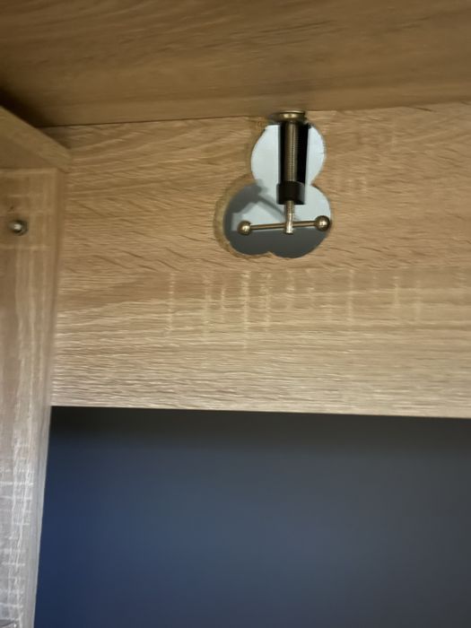 Biurko nowoczesne narozne minimalistyczne dab sonoma + biel