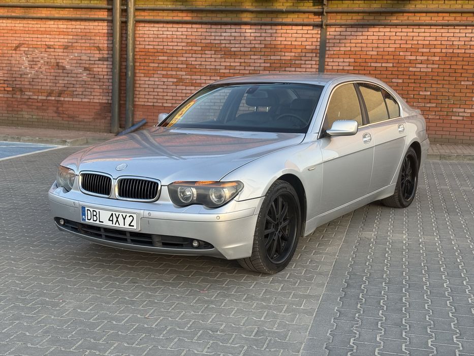 BMW E65 730d M57 3.0D Stage 1 280KM bez pneumatyki, stan bdb, sprawne nagłośnienie 2005 rok