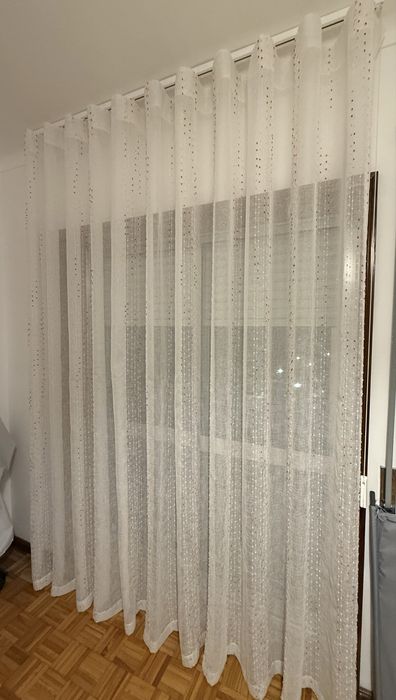 Cortina de calha de ondas