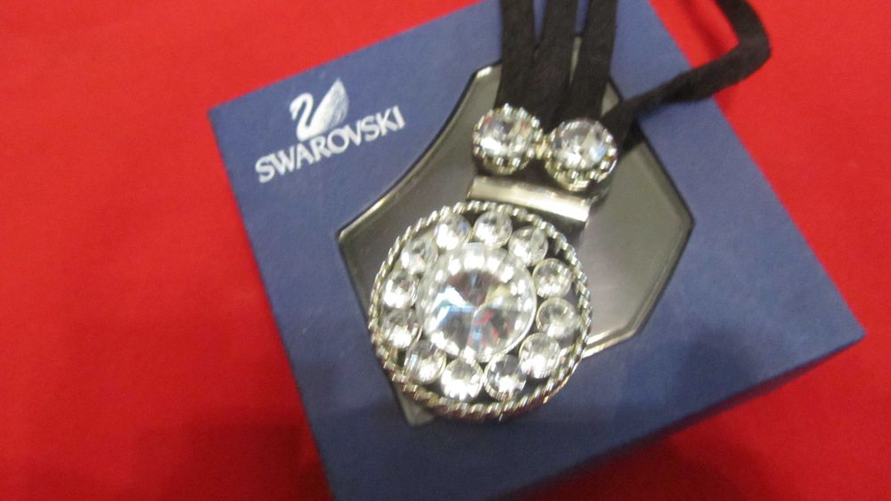 Колье-чокер-''Сваровски '',кулон с цепочкой для диджея-''HAN CHOLO''