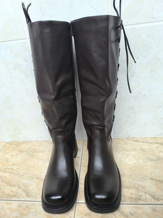 Botas Castanho Escuro Novas 38