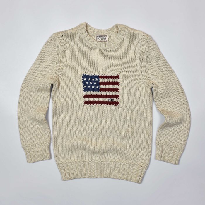 Дитячий підлітковий светр POLO Ralph Lauren бавовна вінтаж пуловер XS