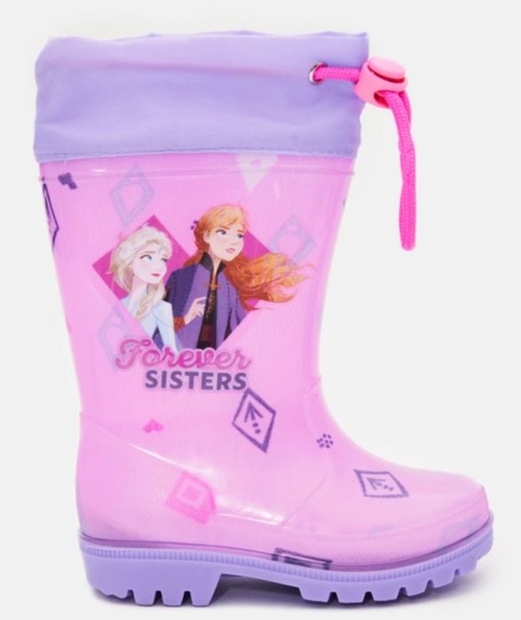 Elza, Elsa,  Frozen, Kraina lodu kalosze  NOWE rozmiar 22/23