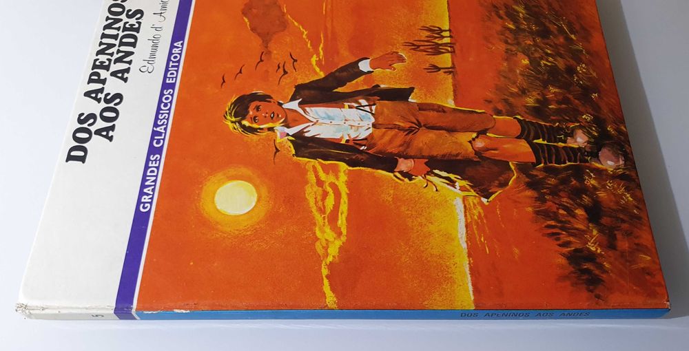 Antigo Álbum BD ~ "Dos Apeninos aos Andes" ~ Grandes Clássicos Porto Editora nº5 ~ 1980 ~ Capa Dura