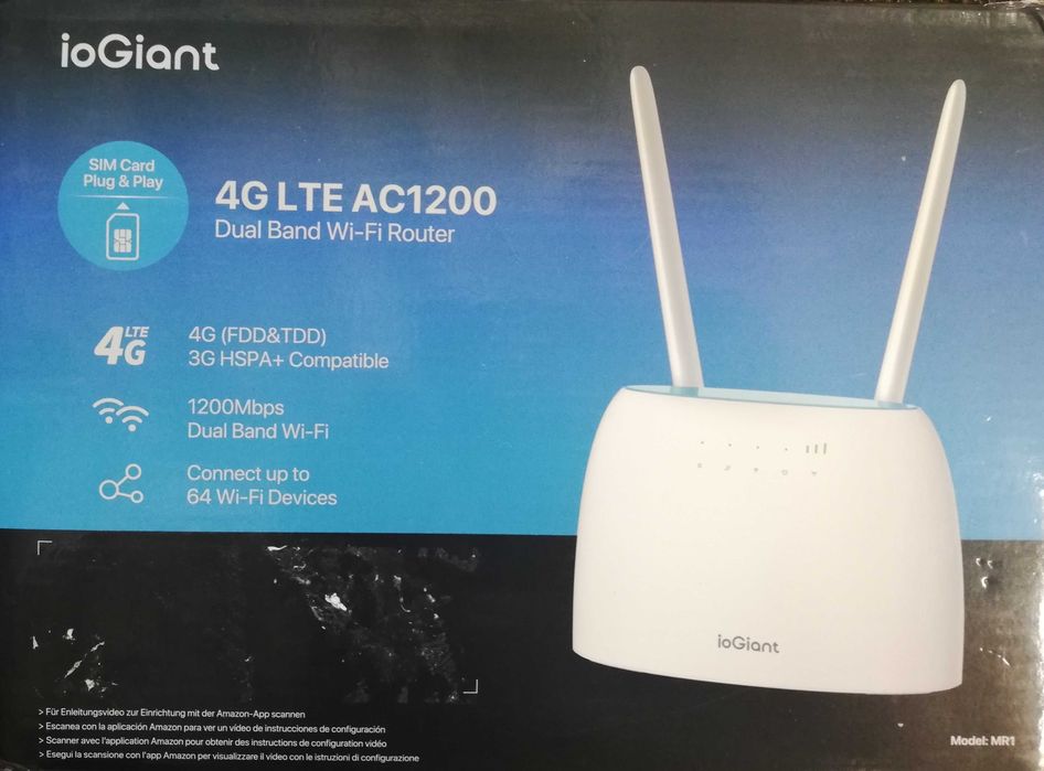AC1200 Dual Band - Router WiFi do sieci GSM 3G/4G (na kartę SIM)