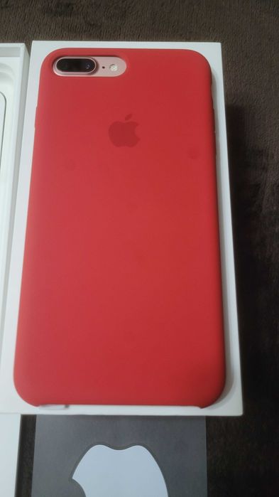 Iphone 7 plus  oryginalny nowy folia, kolor rose gold 128Gb ,słuchawki