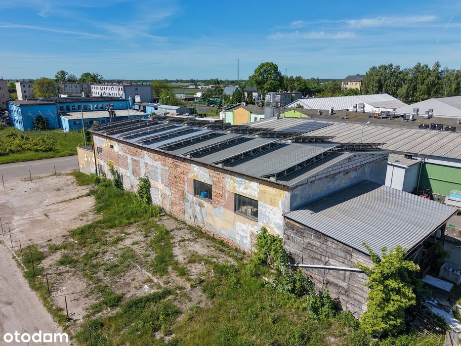 Budynek magazynowy z fotowoltaiką 509 m2 Człuchów