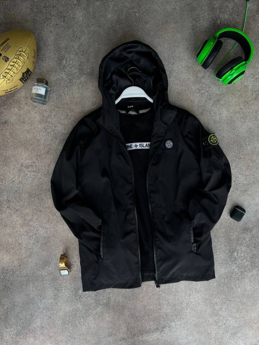 Stone Island wiatrowka kurtka SI wodoodporna XL/XXL patch patka logo