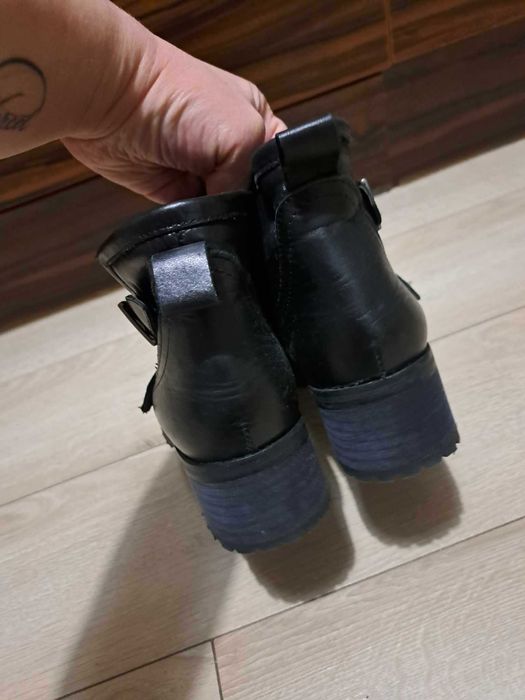 Botki damskie skóra 39