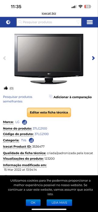 Tevisao LG 37LG2100