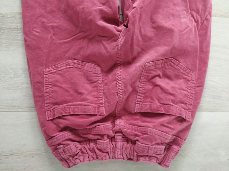 Malinowe spodnie typu Wide Cool Club rozm. 140