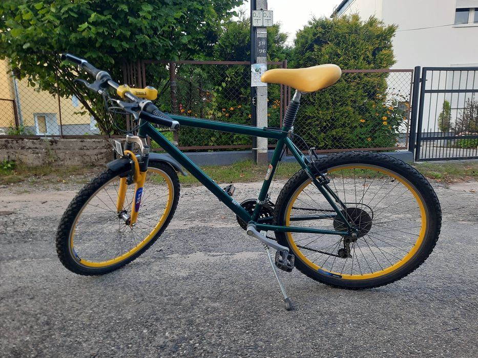 Rower żółto zielony