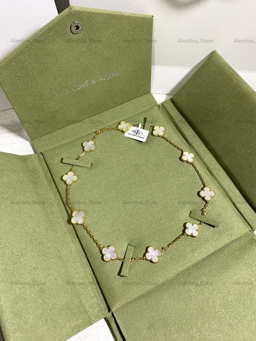 Браслет Van Cleef Сережки Ван Кліф Підвіска Ван Клиф VC