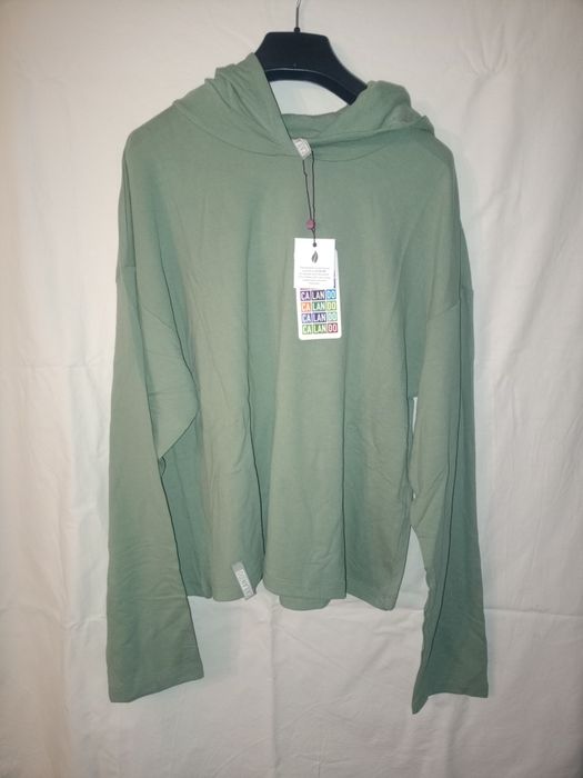 Zielona bluza damska z kapturem