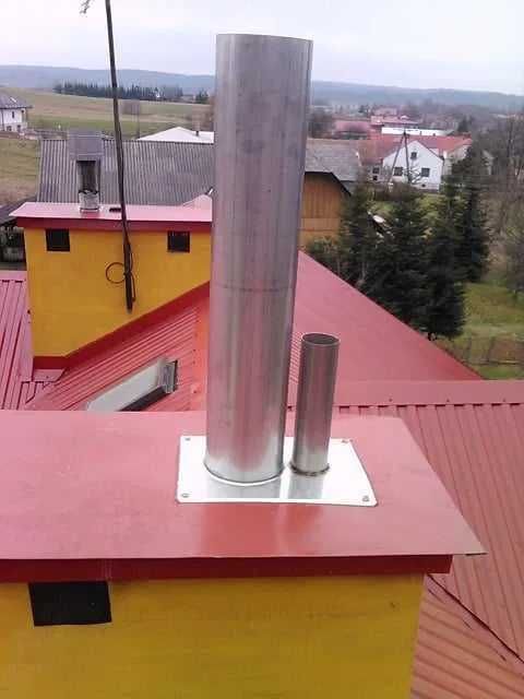 Rozwiercanie, frezowanie kominów. Kominy izolowane.