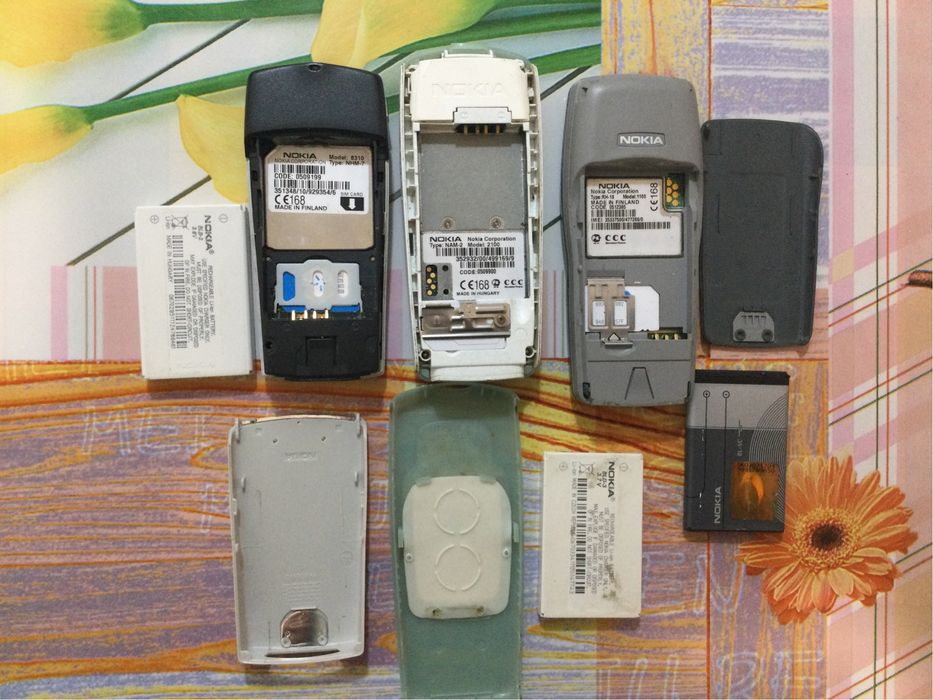 Нокия 8310;Нокия 2100;Нокия 1100.