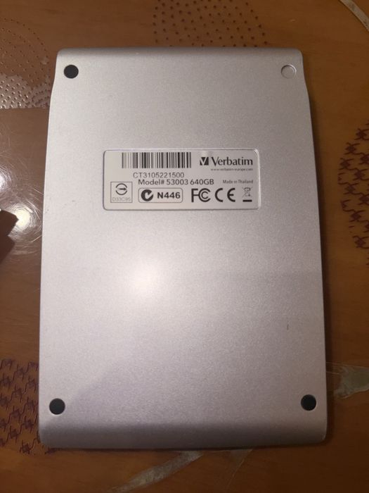 Продам внешний накопитель (диск) 640GB