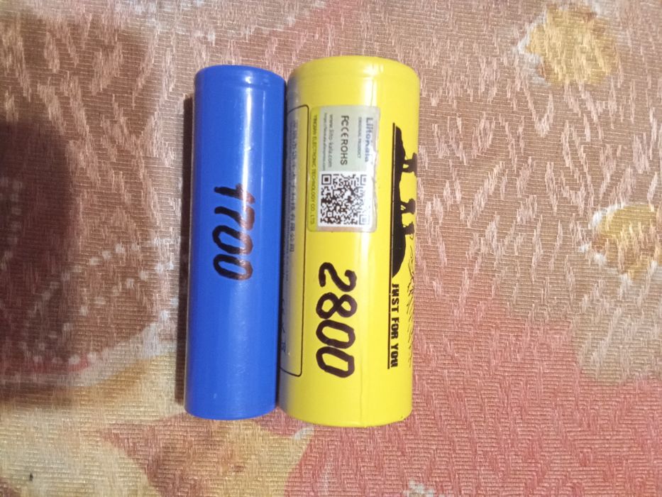 Аккумуляторы 18650 и 26650