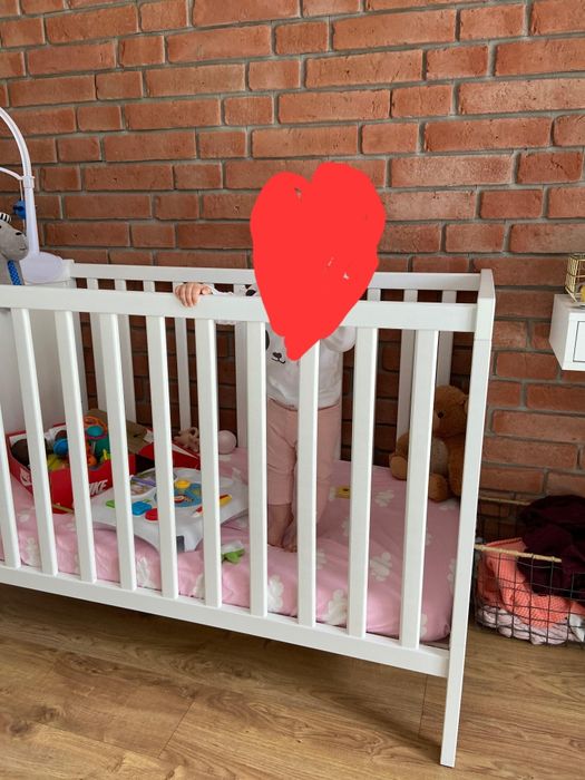 Łóżeczko Sundvik  dziecięce 60X120 bez nateraca