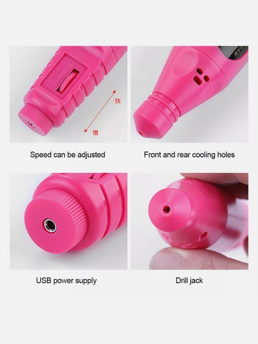 Broca manicure portátil