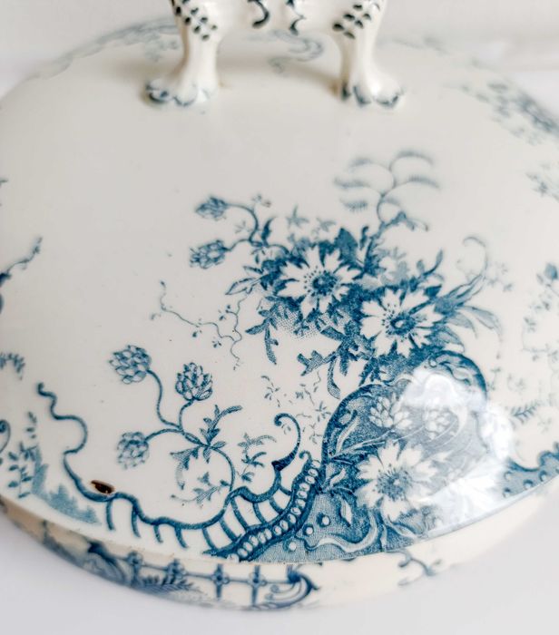 Terrina com Travessa em Faiança