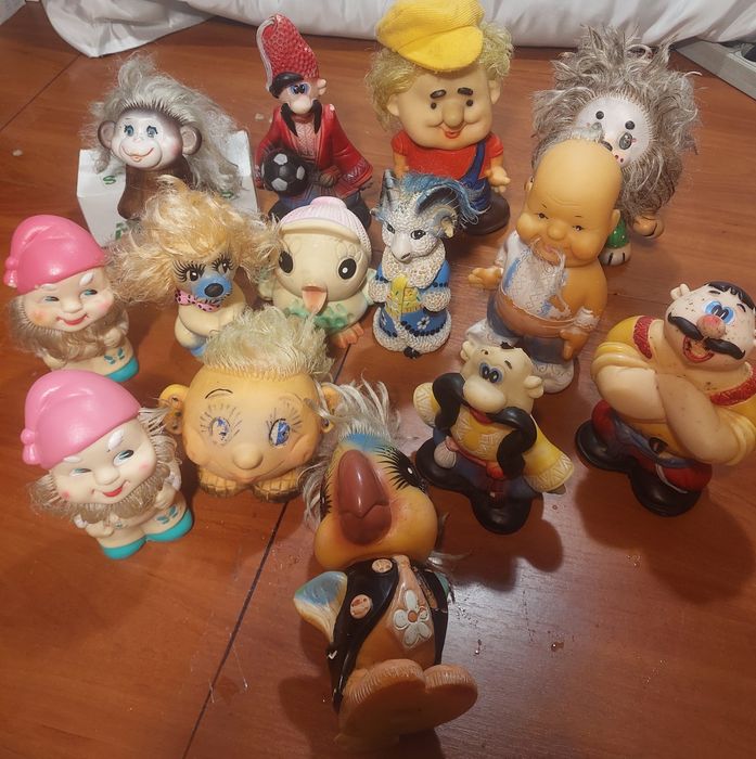 Игрушки резина винтаж.