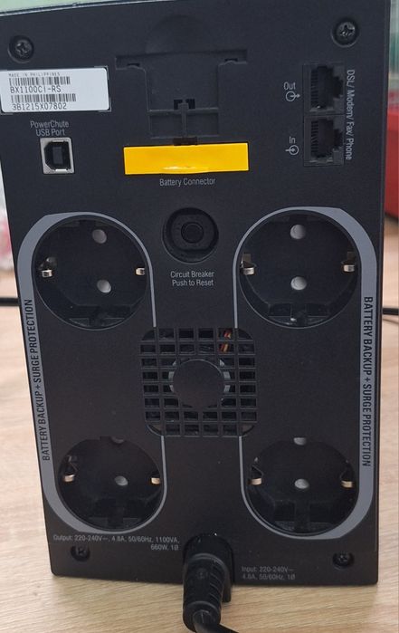 Ups, ББЖ, СТАБiЛiЗАТОР APC Back ups 1100
