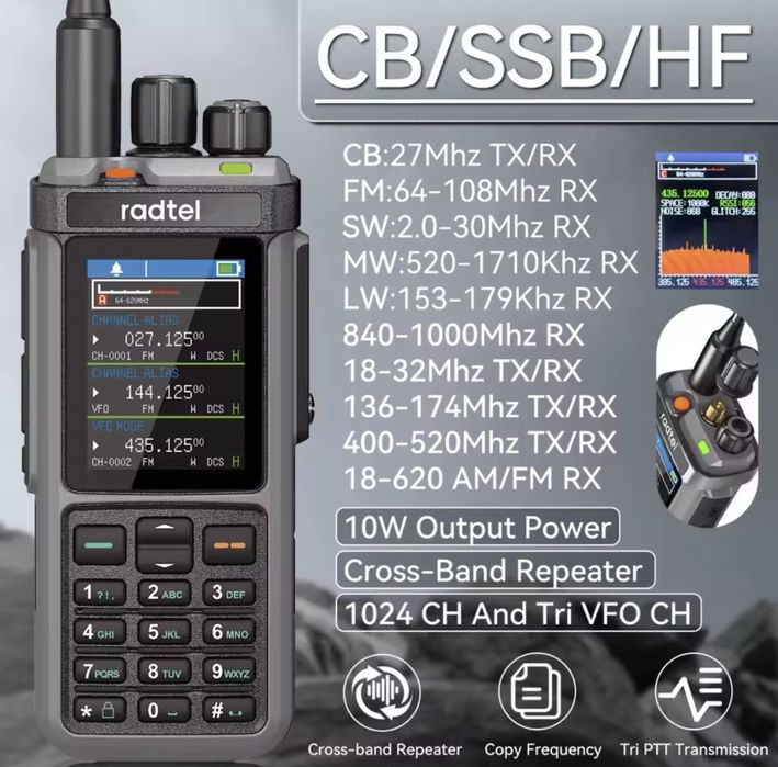 Radtel RT-880 трансивер