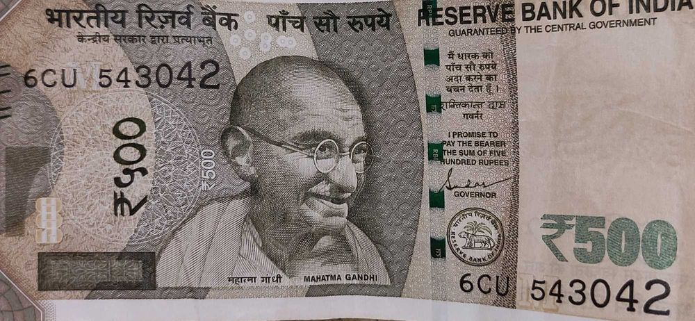 Индийские Деньги 500 Рупий Five Hundred Rupees