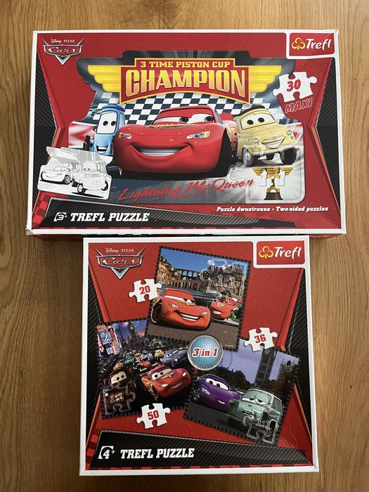 TREFL Disney Pixar Cars Auta 2 komplety puzzli