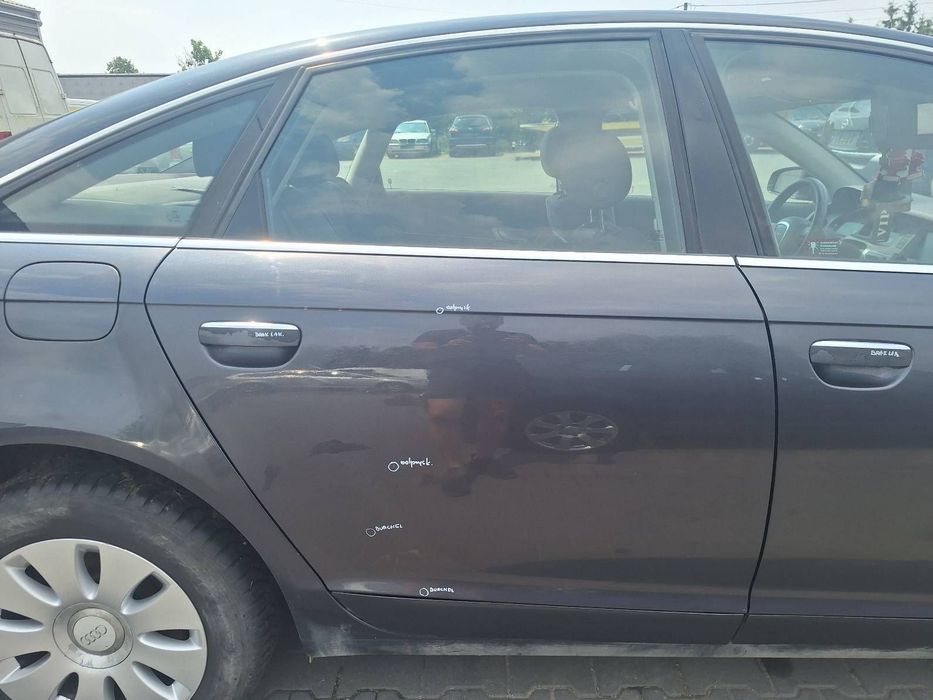 DRZWI KOMPLETNE PRAWY TYŁ AUDI A6 C6 LZ7Q SEDAN