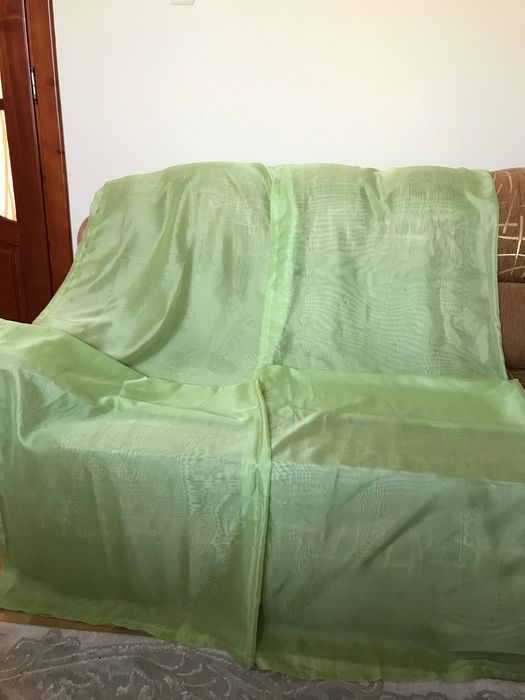Продам штори салатового кольору