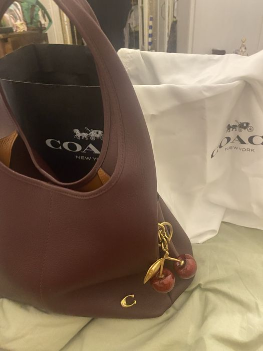 Coach Lana Shoulder Bag with Cherry Charm