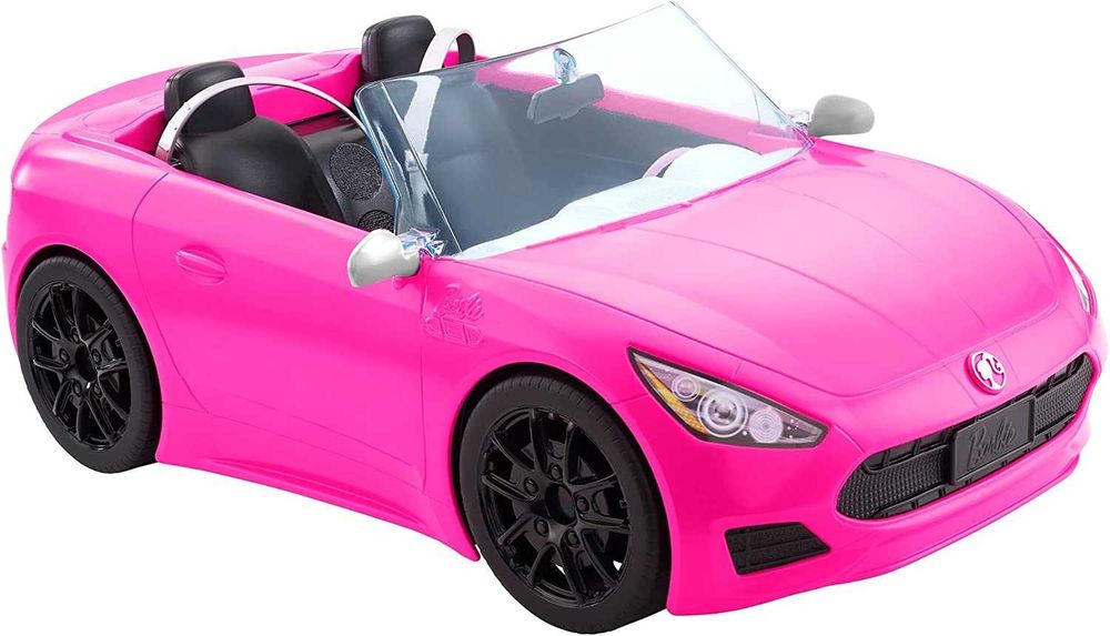 Carro Descapotável Desportivo Rosa da Barbie