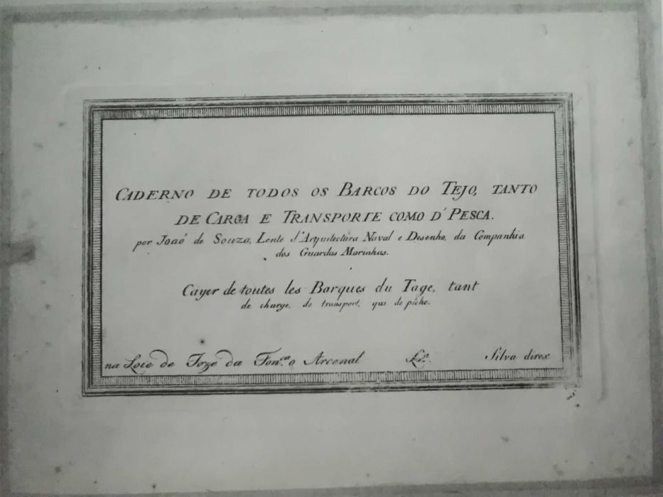 Caderno de Todos os Barcos do Tejo