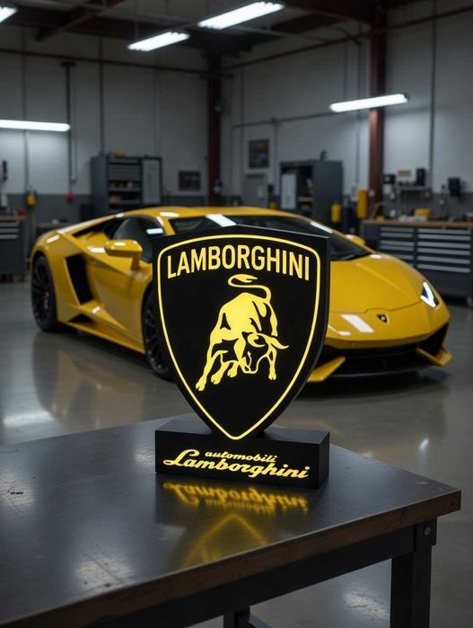 Lightbox Luminaria decorativa Lamborghini