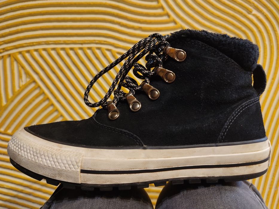 Zimowe Converse trampki skórzane 36,5 , 23 cm