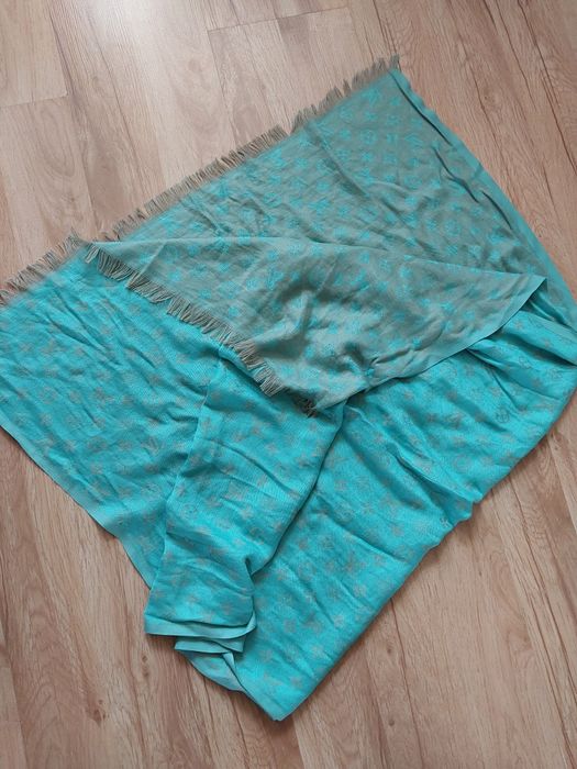 Chusta szal LV, Louis Vuitton  kaszmir 100% DUŻY