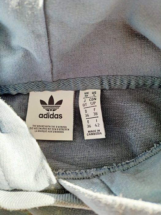 Adidas bluza z długim rękawem i kapturem