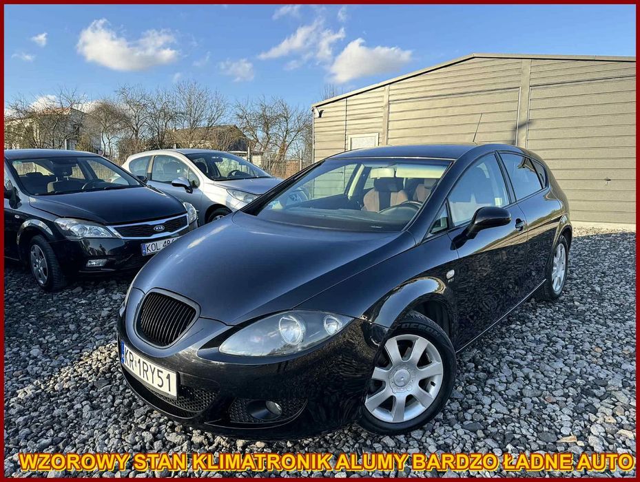Seat Leon 2008 r 2.0 150 KM Klima Sprawna Alumy Długie Opłaty BEZ WKŁADU