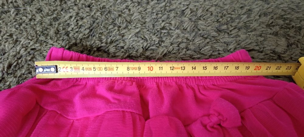 Różowa spódniczka tiulowa