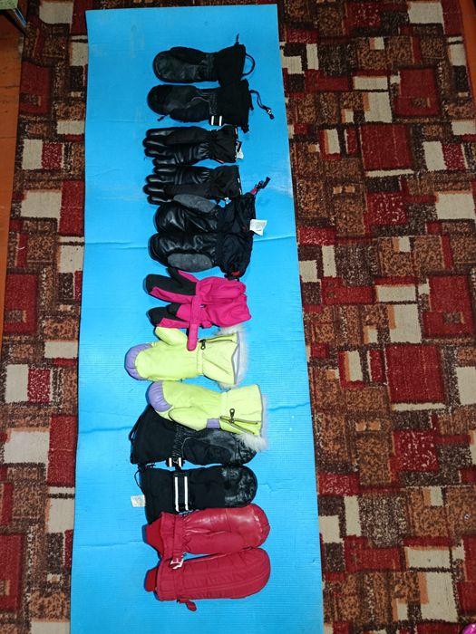 Мужские женские зимние рукавицы ТHF и др.брендов оригинал