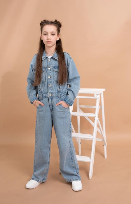 Комбінезон ZARA джинсовий для дівчинки