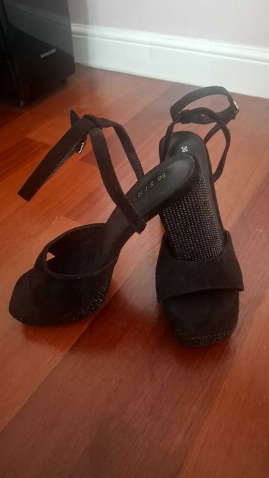 Buty na obcasie/słupku sinsay rozmiar 36