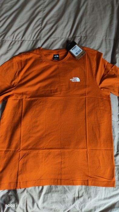 The North Face Agate pomarańczowy t-shirt rozm XL