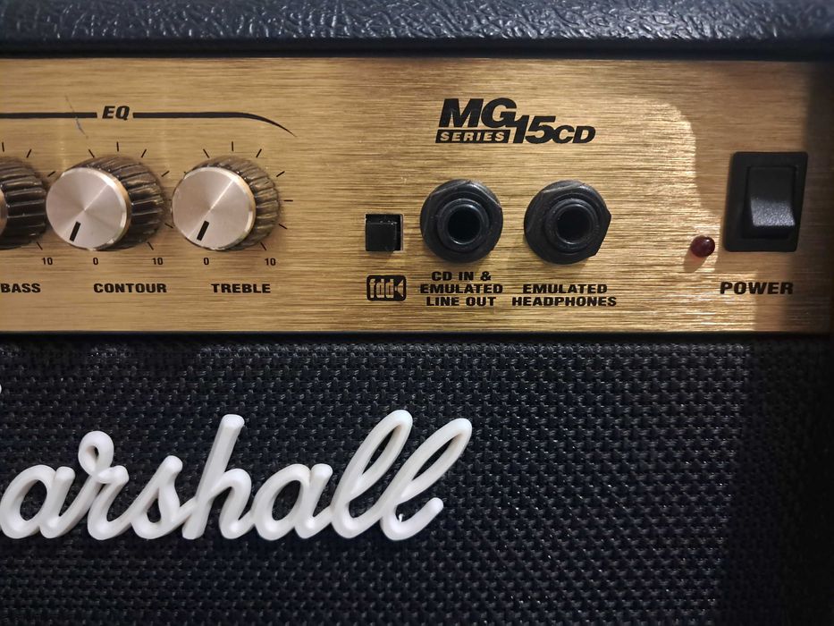 Marshall mg15cd, з fdd вкл/вкл емуляцією ламповості комбопідсилювач