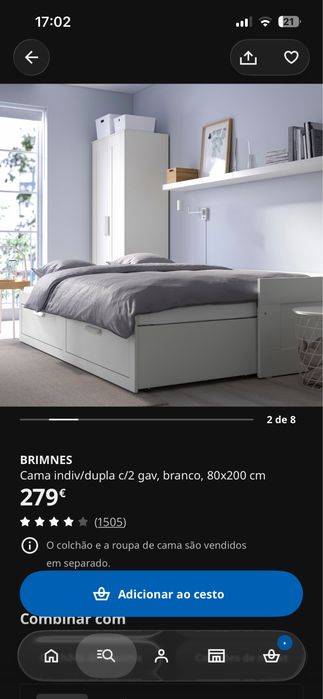 Cama Brimnes Ikea