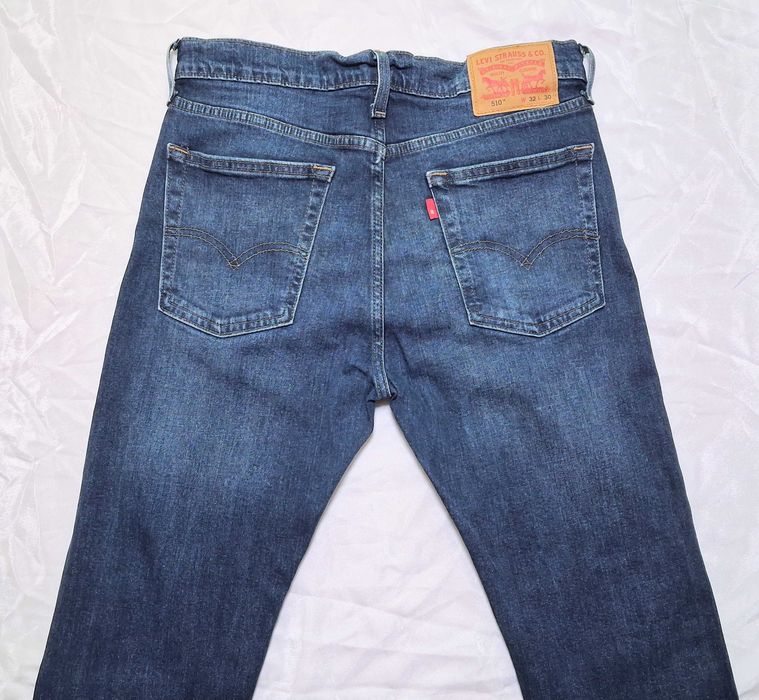 Levi's 510 Skinny W32 L30 (Blank Red Tab) Оригінальні джинси сині