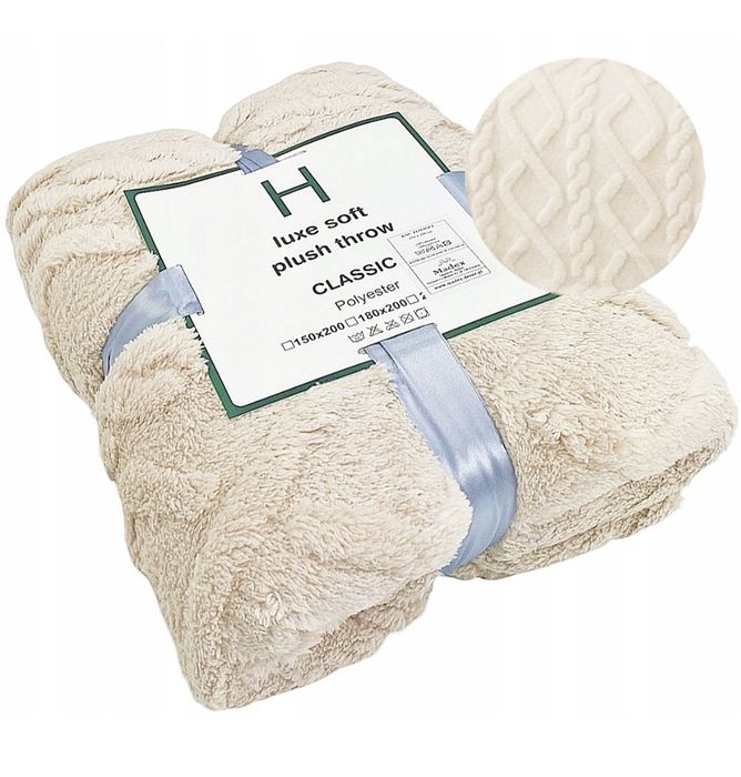 Koc narzuta pluszowy